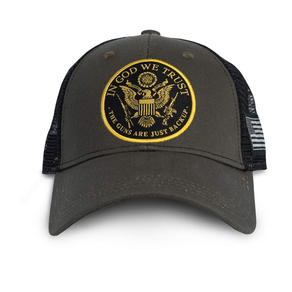 Buck Wear 9094 Buckwear In God We Trust Patch Baseball