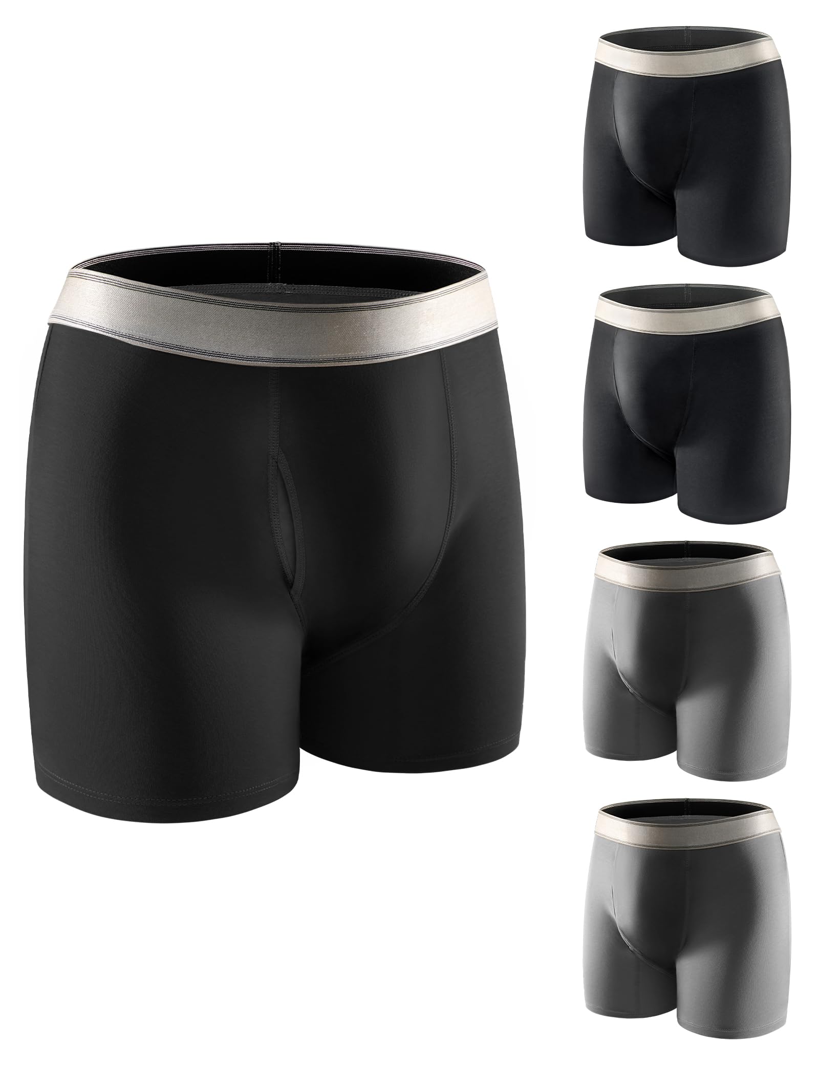 Carer Mens Incontinence Underwear Washable 150ml Absorbency, 4 Pack, L | Reusable Mens Ur…