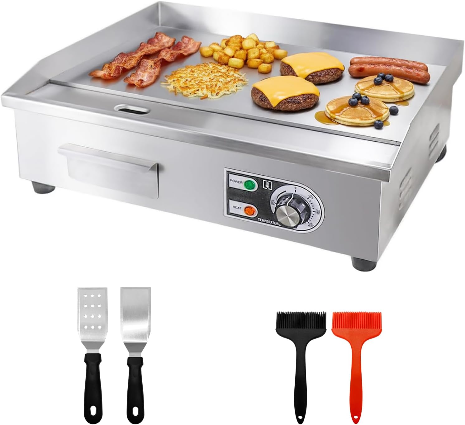 22″ Commercial Electric Griddle,Electric...