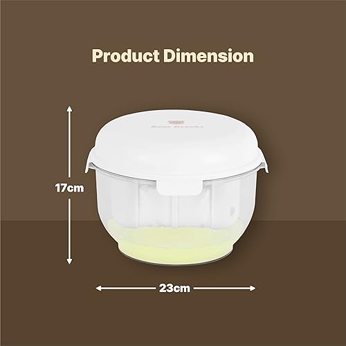 Miniatura 9 de Oso griego Fabricante de yogur griego Gguduck con filtro de malla de nailon ultra fino. Yogur griego cremoso y grueso de 2.4 cuartos de galón,