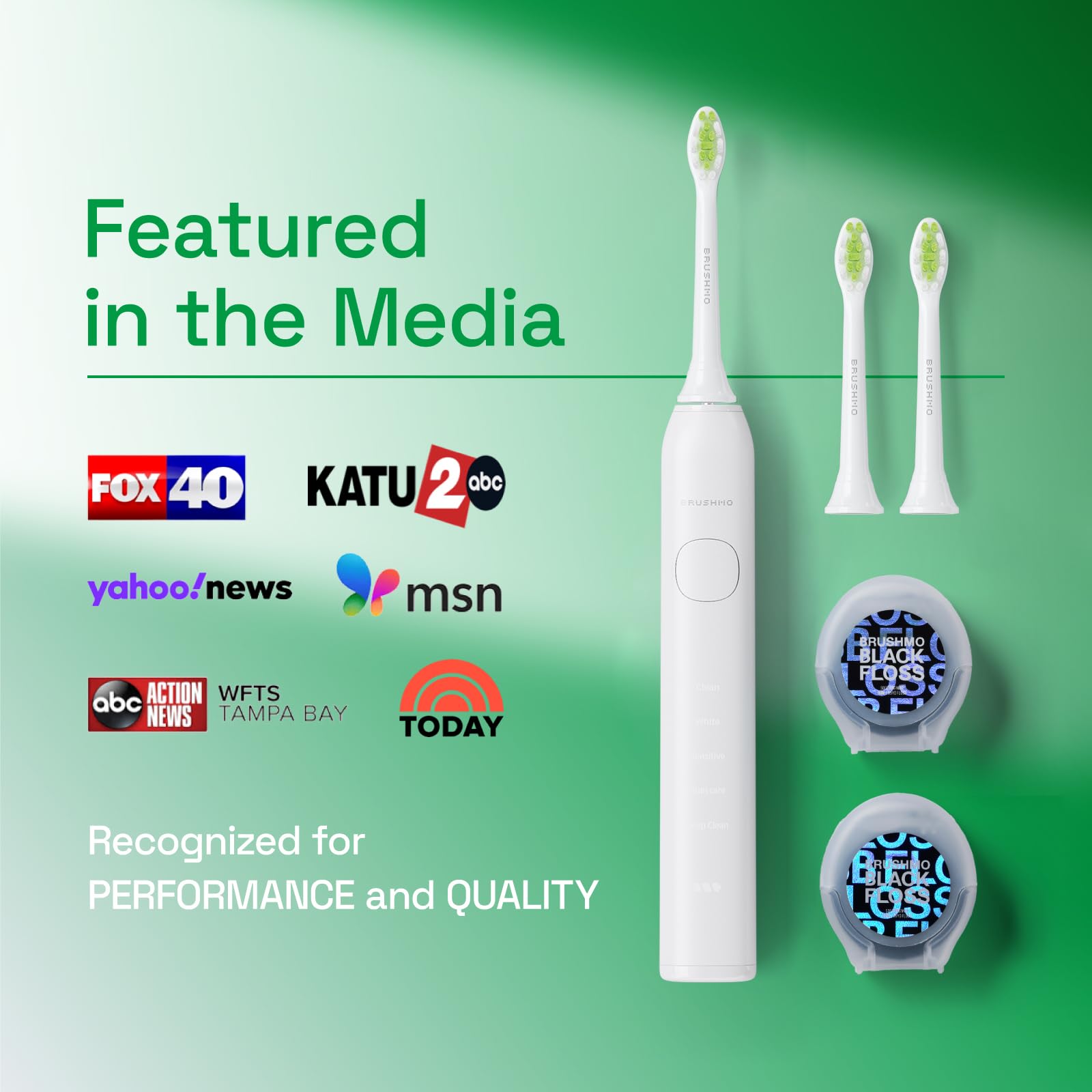 Brushmo Cabeza 6073 compatibles con Philips Sonicare Cabezales W2 Optimal White Electrica de Cepillo de Dientes , Mini Blanco, 8 pack