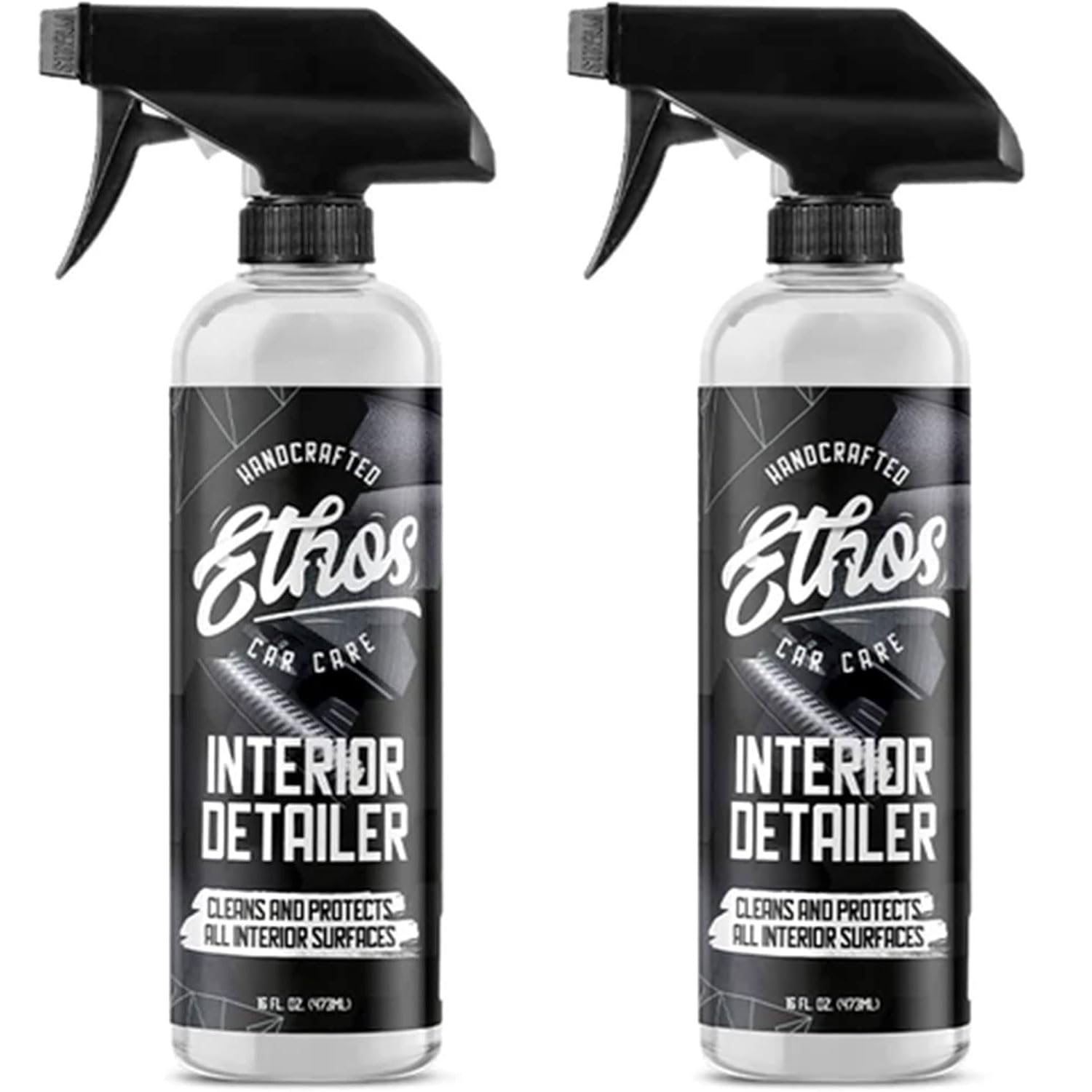 Ethos Interior Detailer Spray - Interior Car Cleaner Easily Cleans & Protects All Interior Surfaces | Non Greasy Satin Finish with UV Protection & Odor Neutralizing Agents | Coconut Scented