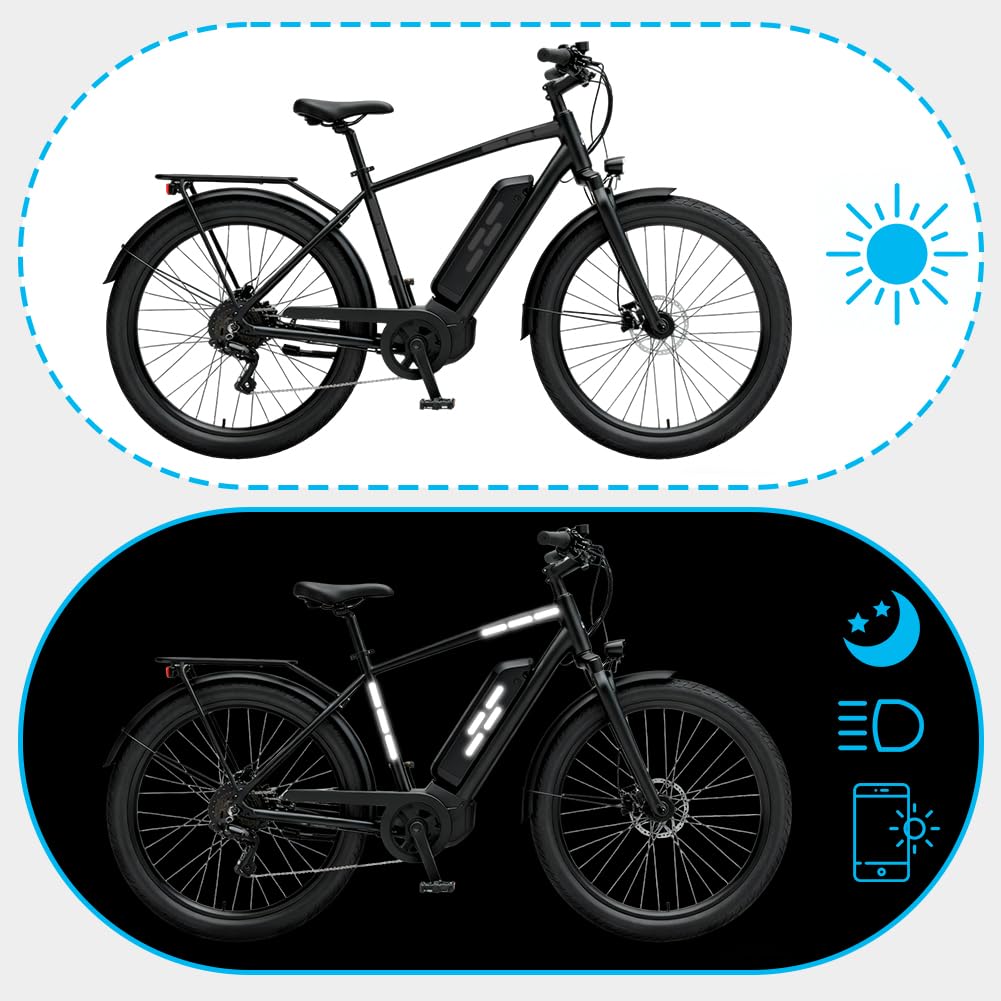Kit di Adesivi Riflettenti, 4pezzi Set di Adesivi Reflector, 7 x 1.8 cm Kit Strisce Riflettenti, Adatto a Biciclette, Scooter, Monopattini Elettrici e Tutti I Caschi (Stile Corto)