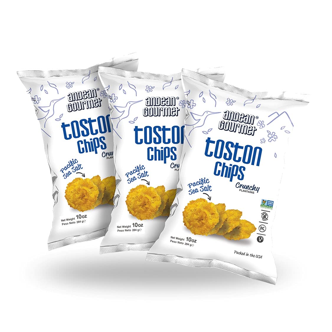 Amazon.com: ANDEAN GOURMET Pacific Sea Salt Toston Chips 10oz
