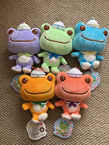 Amazon.co.jp: かえるのピクルスpickles the frog 5体セット 紫
