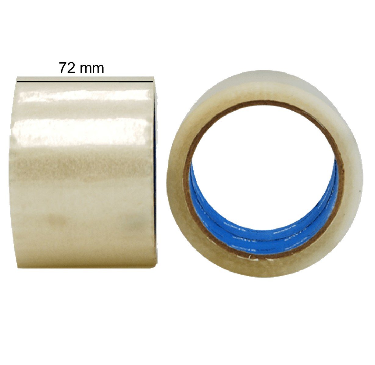 K24(72) T 24 Rollen Transparent Kartondealer PP- Klebeband Paketband 72mm x 66lfm