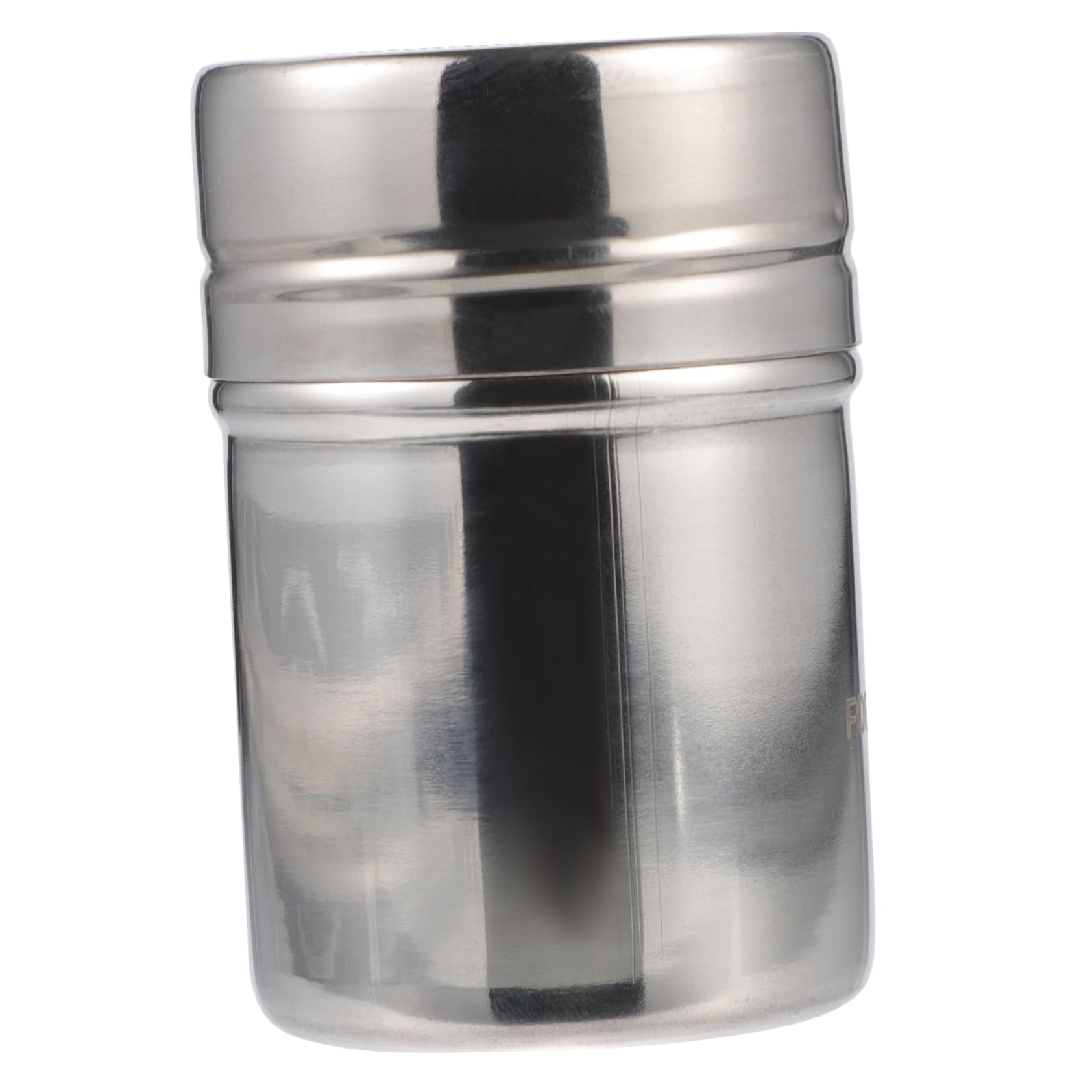 BEBEMOKO Stainless Shaker Bottle for Cocoa Powder Latte Art Jar Powder Sifter for Flour and Seasoning Random Style