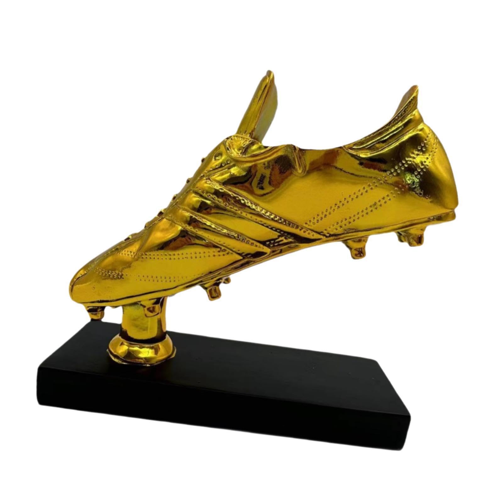 Trofeo Bota de Oro, Copa al Mejor Jugador, Pieza Decorativa Única, Resina, Duradera y Elegante, Artículo de Colección, Copa al Mejor Jugador, Recuerdo para
