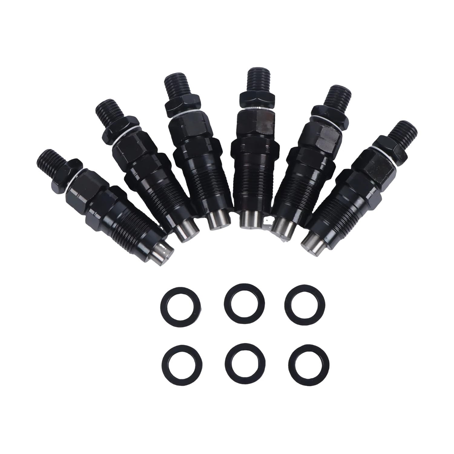 Hsugftmz One Color 6 Pcs Fuel Injectors Nozzles For 1Hz 093500-3400 23600-64050 Car Engine Replacement Part Auto Accessories