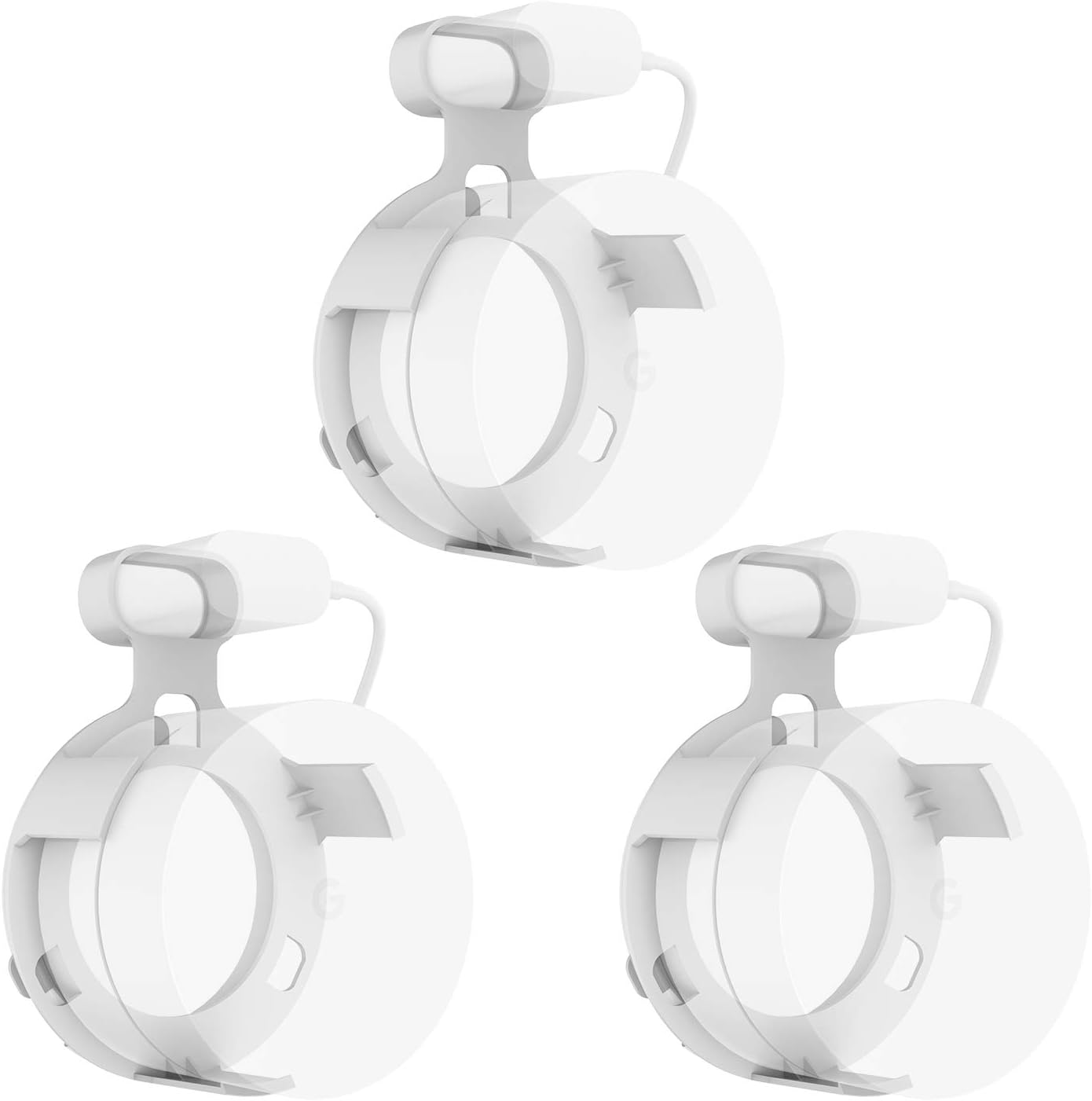 LykusSource Wall Mount Bracket for Google WiFi, No-Screw Edition (3-Pack)