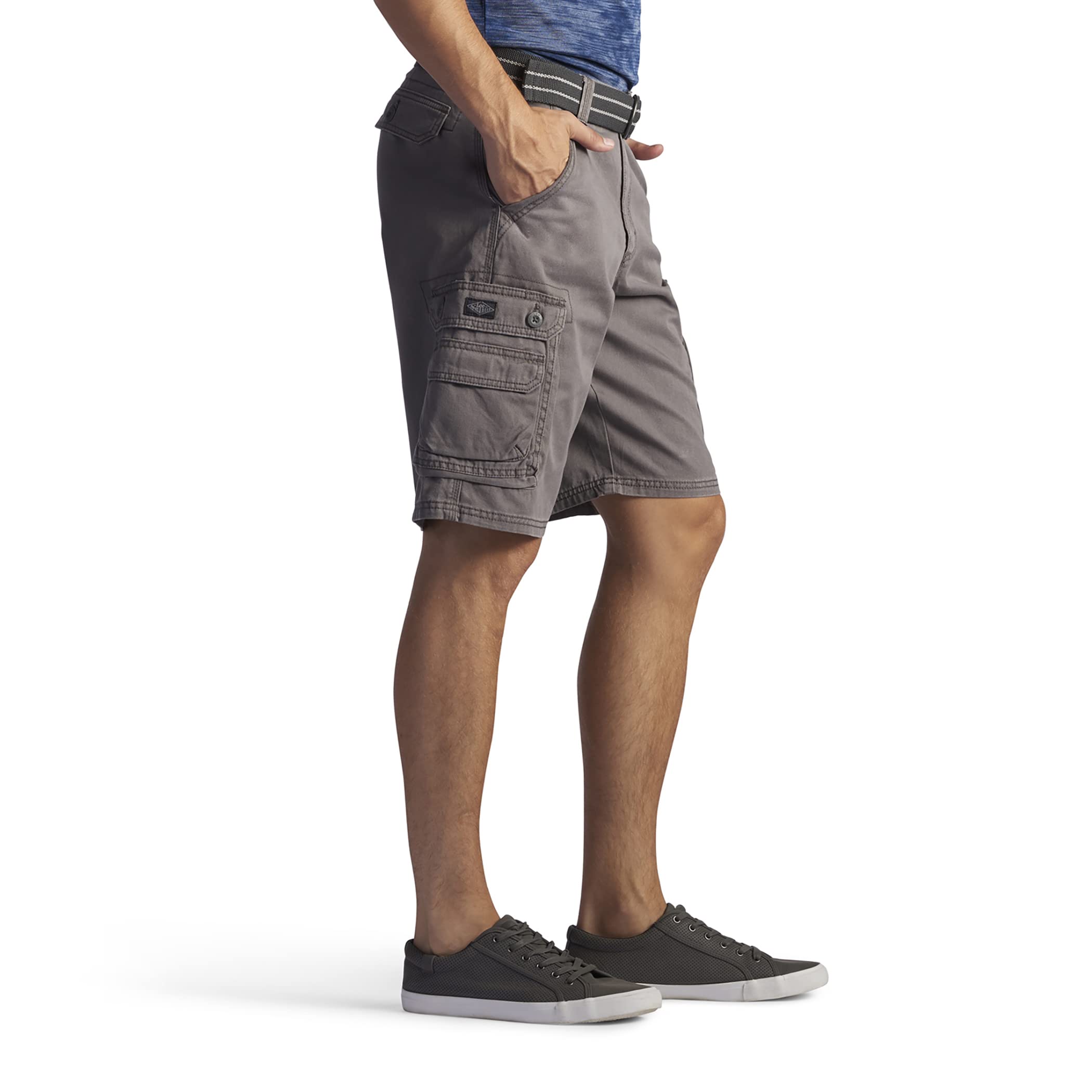 Lee Men's New Belted Wyoming Cargo Short, Vapor, 32 – Ansicht 2