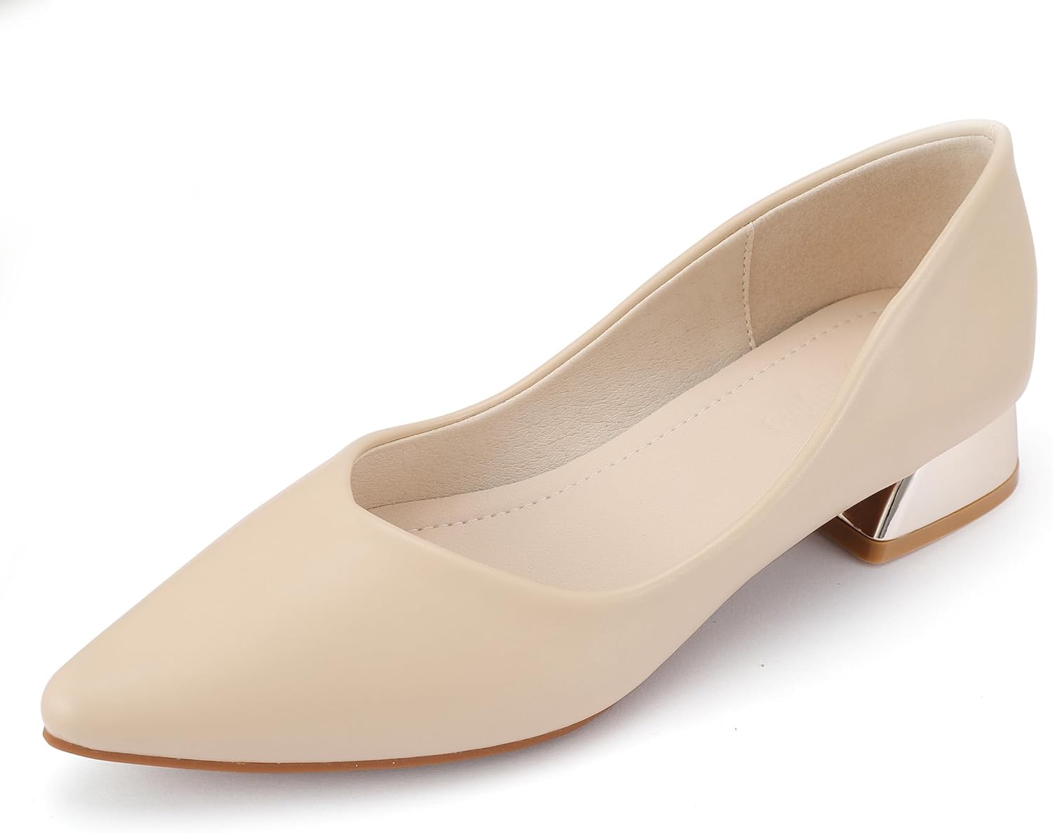 Women's Chunky Closed Toe Low Block Heels Work Pumps Comfortable Dress Wedding Shoes for Party Office - Image 6