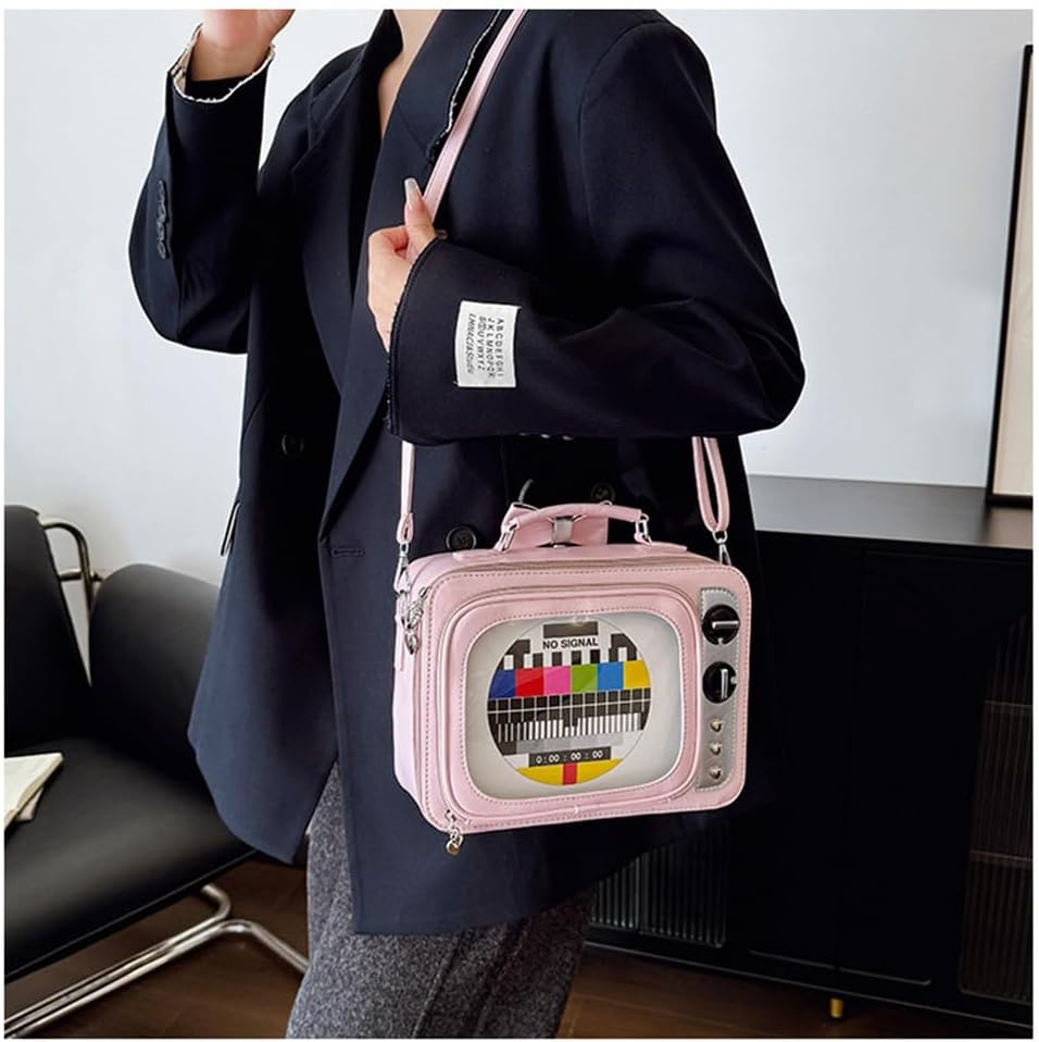 Sister Amy® Retro Dial Telephone Crossbody Shoulder Bag – Vintage-Inspired Design with Movable Microphone - Image 5