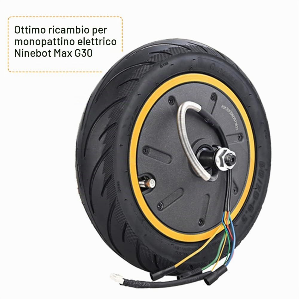 Moteur de Roue motrice 36V 500W, 60/70-6.5 Motore Scooter Elettrico Ruota Motore per Max G30 Scooter Elettrico Ruota motrice Posteriore Pneumatico Motore Riparazione Parti di Ricambio