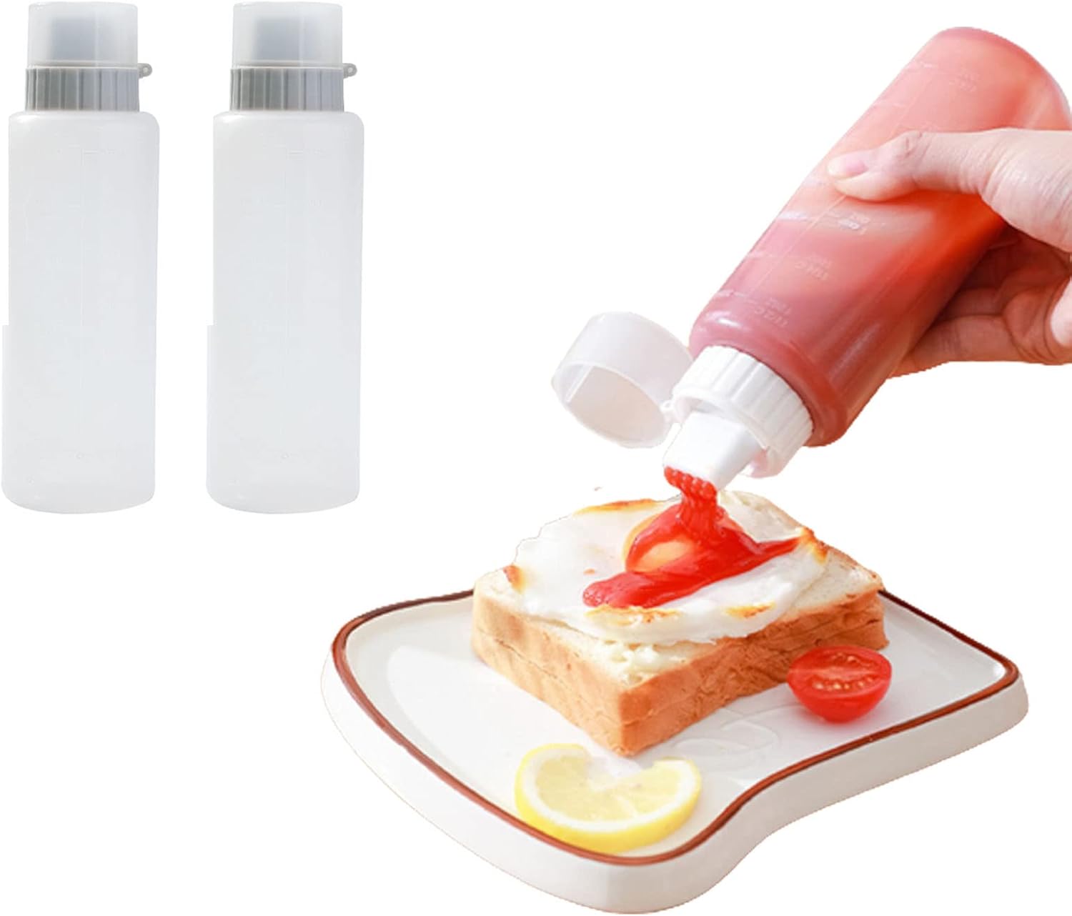Buy 2 Five Hole Condiment Bottles, Five Hole Container Sauce Squeeze