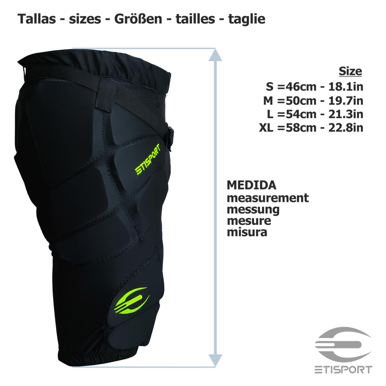 Pantaloni protettivi Imbottiti da Interno per Hockey, Portiere, Sci, Arti Marziali, Leggeri ed ergonomici. Uso Professionale.