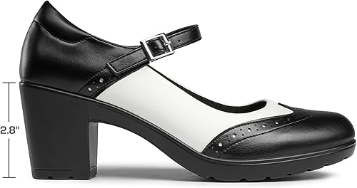 Miniatura 2 de DREAM PAIRS Zapatos de vestir Oxfords Mary Jane para mujer