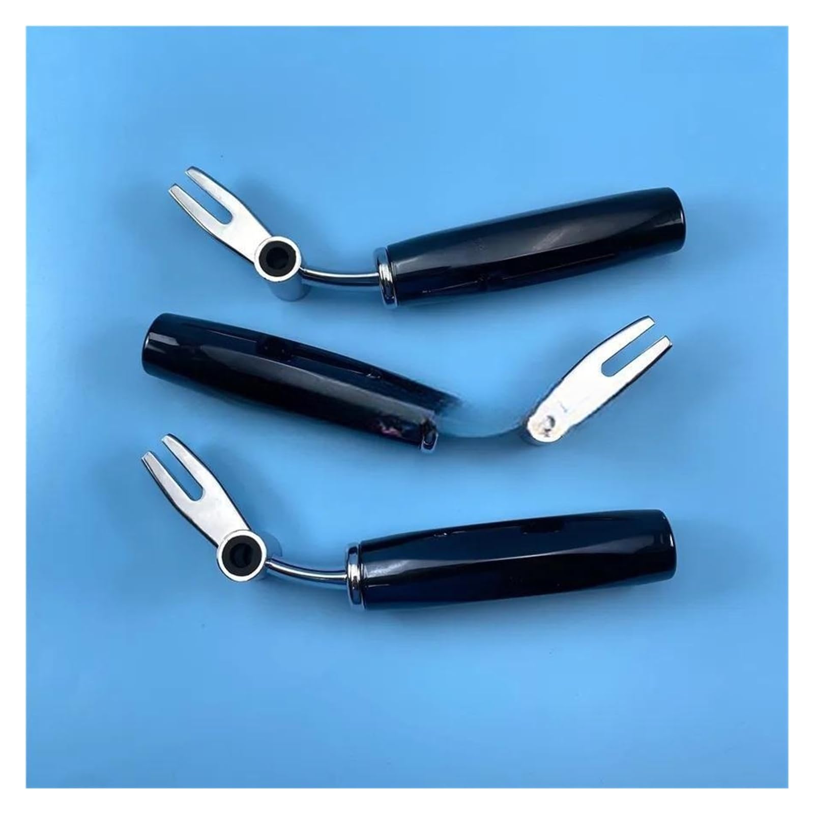 3 Leve Con Impugnatura In Metallo, Impugnature Blu Intenso, Compatibile Con MK, Compatibile Con ZM, Accessori For Gelatiere, Parti Di Elettrodomestici