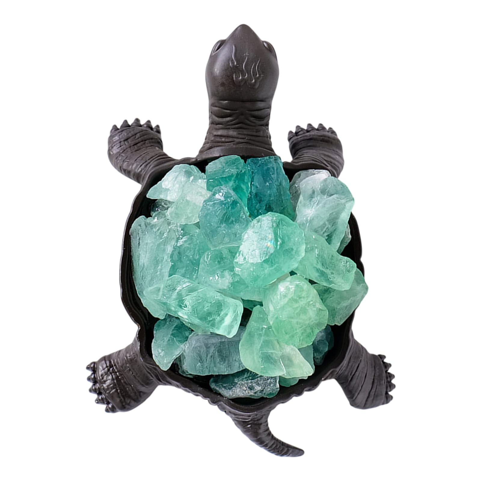 Zxfdsfdbnm Crystal Turtles Statue Ornament Tortoise Sculpture for Meditations Space and Positive Energy Desktop Shelf Decoration Crystal Turtles