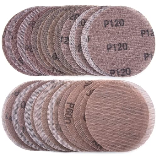 30PCS 5 Inch Mesh Sanding Discs Assortment