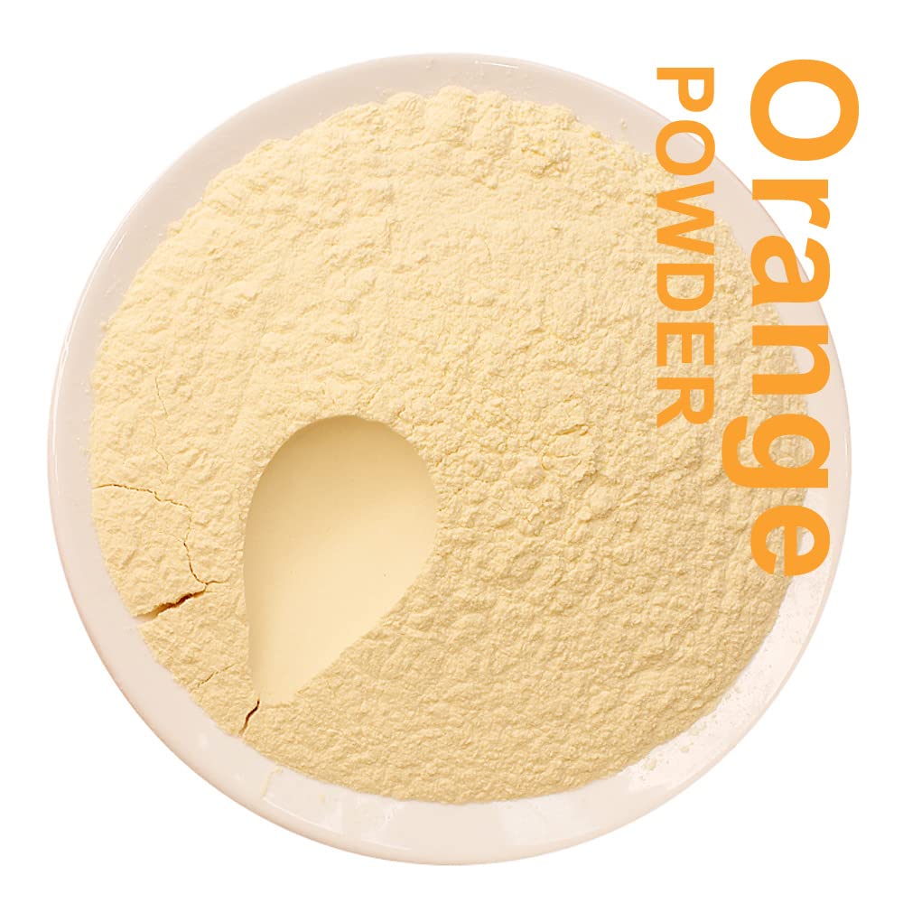 Plant Gift 100% Pure Orange Powder 香橙粉 Polvo dietético natural, batido, bebida, café y horneado para el mejor sabor, libre de OGM 100g