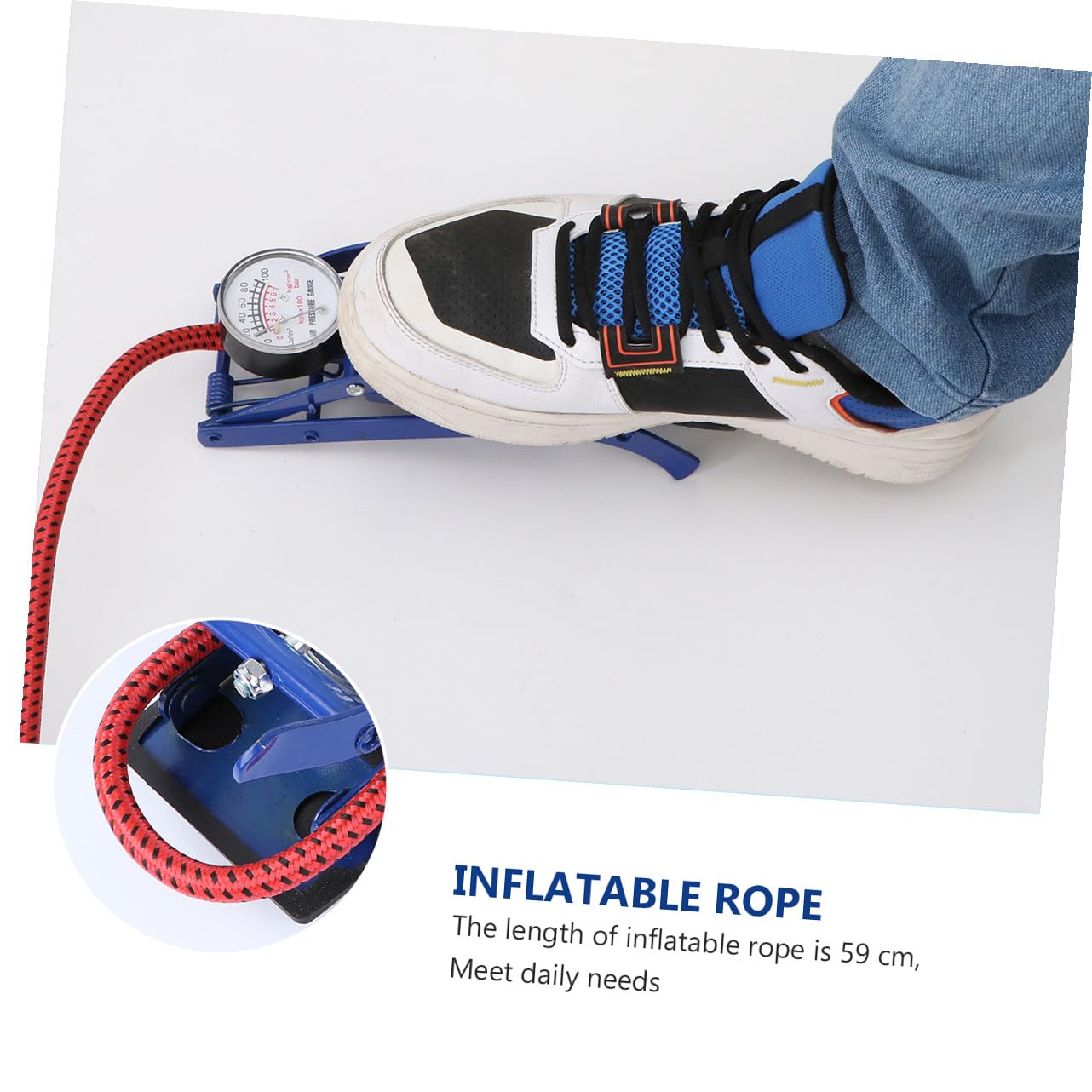 Yardwe 2 Pezzi Pompe Per Letto Gonfiabile Gonfiatore Per Pneumatici Per Bici Pompe Per Biciclette Per Pneumatici Gonfiatore Per Pneumatici Per Bicicletta Pompa Per Pneumatici Portatile