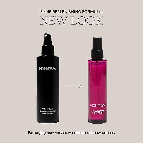 Miniatura 2 de HigherDOSE Transdermal Magnesium Spray Spray corporal purificado de agua y sal marina para recuperación muscular, apoyo del estado de ánimo y