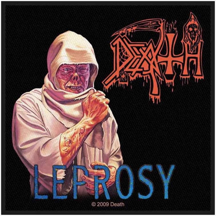 "Death Leprosy" Album Art Heavy Metal Band Music Woven Sew On Applique Patch