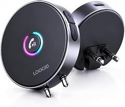 Transmisor Receptor Bluetooth 6.0 LOOCID 2 en 1 para Avión, TV, Coche y AUX | TX: avión o TV por jack 3,5 mm hacia auriculares Bluetooth; RX: móvil hacia coche AUX o equipo de música
