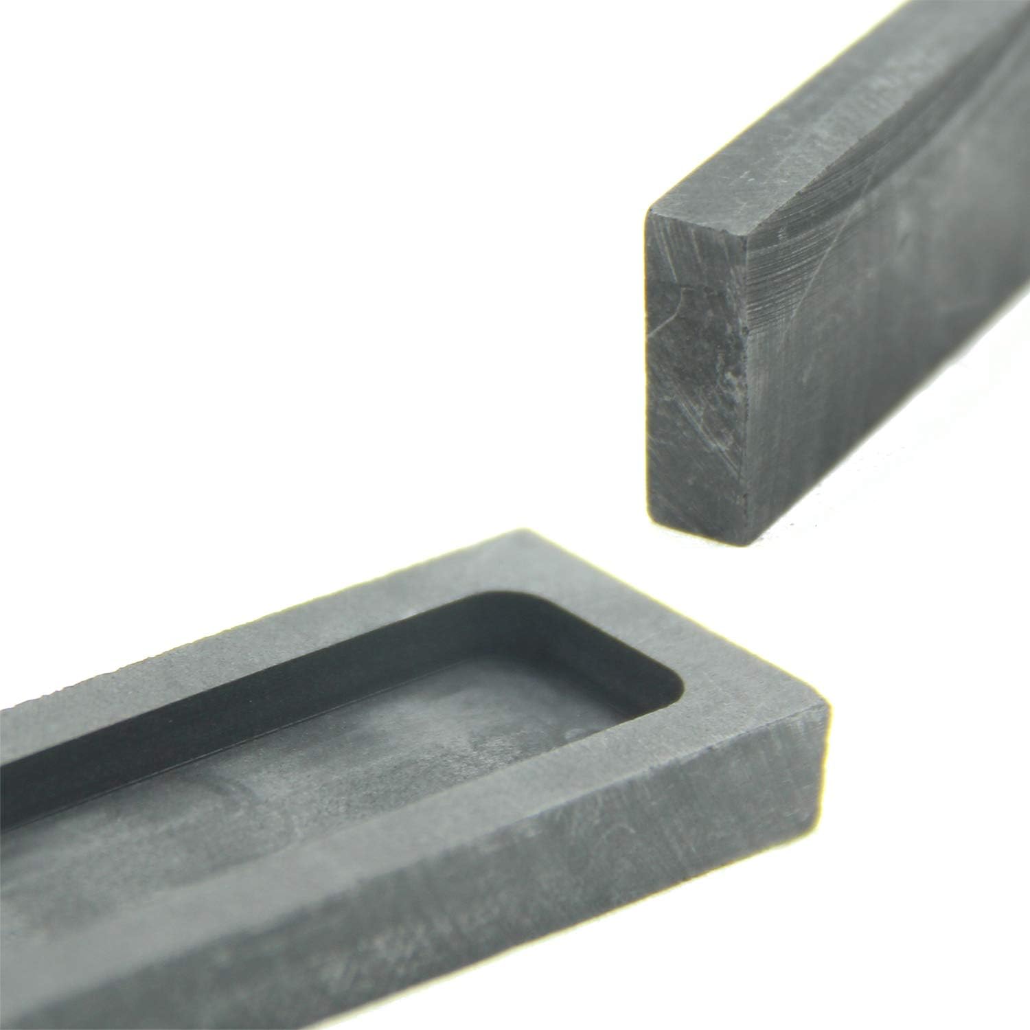 JIUDANI Graphite Ingot Mold, 60x24x8mm, 53g Gold; 25g Silver, Melting & Casting Metals, High-Purity Graphite, Non-Stick, For Gold, Silver, Brass, Aluminum, Copper, Zinc, Plumbum & Alloy Metals