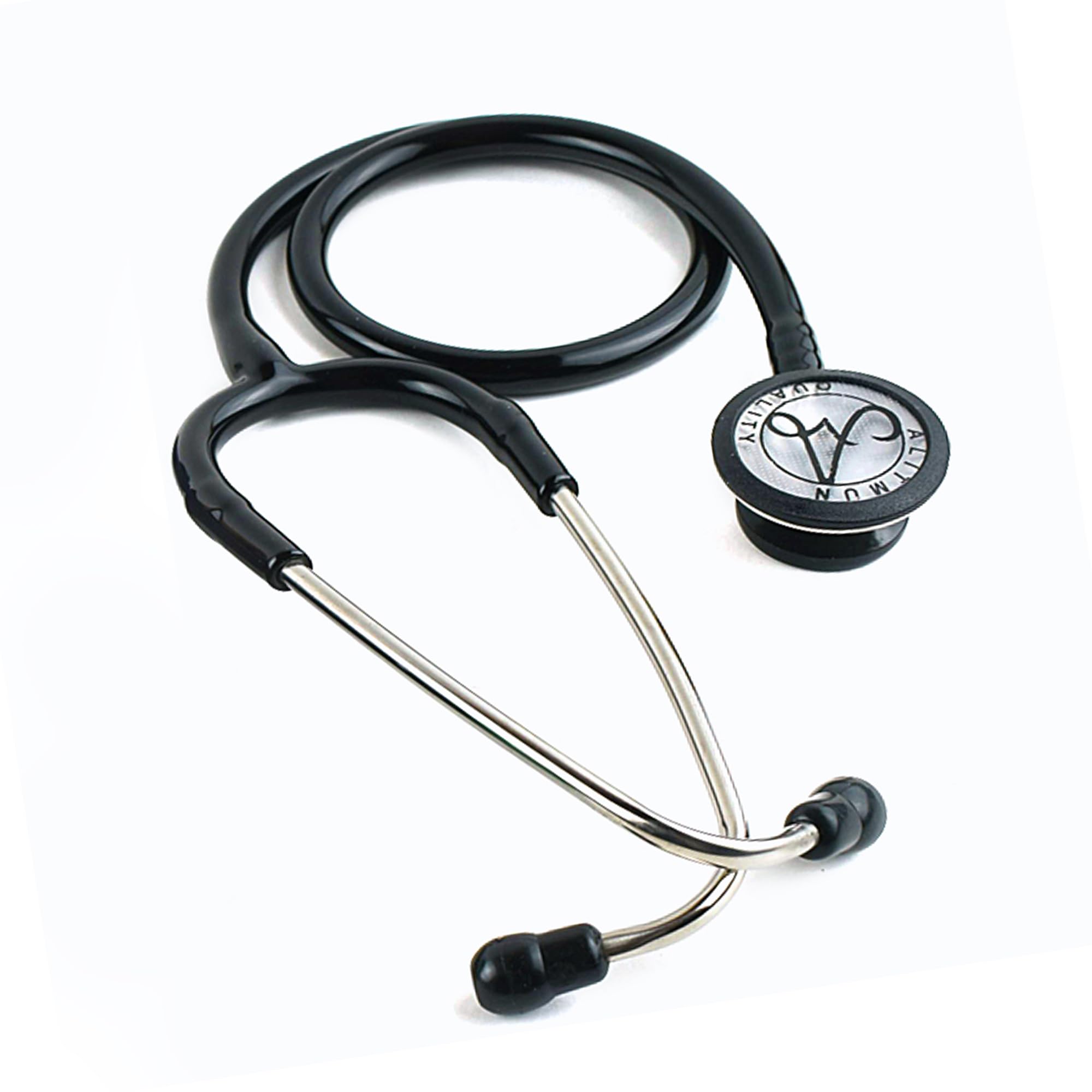 Dishan Classic-II S.E Long PVC Tube Stainless Steel Chest Piece for Physician High Acoustic Sensitivity Stethoscope (Black)-picture-32