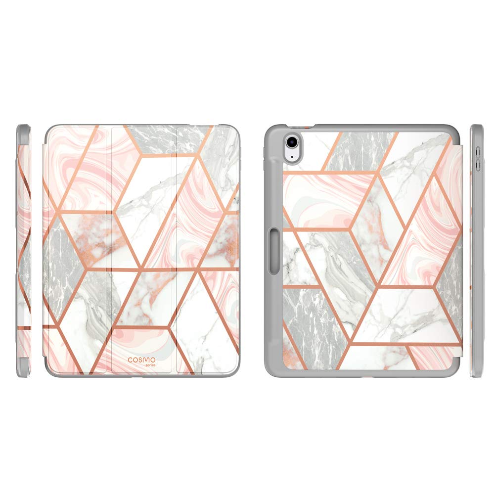 Custodia I-Blason Cosmo Per IPad Pro 11 Pollici (2018), Rosa Marmo, Con Supporto E Porta Apple Pencil - 4