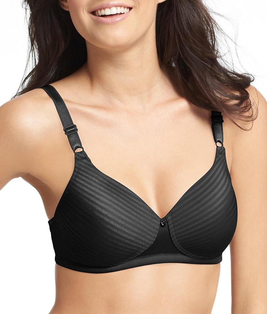 Warner's Women's Secret Makeover Natural Lift Wire-Free Striped Bra