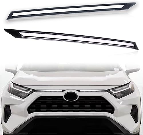 Miniatura 7 de Switchback - Lámpara LED DRL de rejilla antiniebla frontal color blancoámbar, luz de circulación diurna, señal de giro secuencial compatible con
