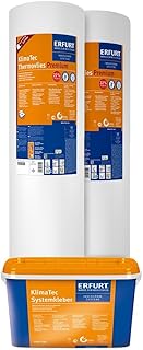 ERFURT 2 Rollen KlimaTec Thermovlies Premium + Kleister