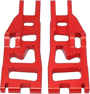 VGEBY RC Suspension Arms, 2Pcs RC Front Lower Swing Arm CNC Machining Front Lower Suspension Arm Suitable for REDCAT 1/6 for Shredder RC Truck(Red) Rc 1/6