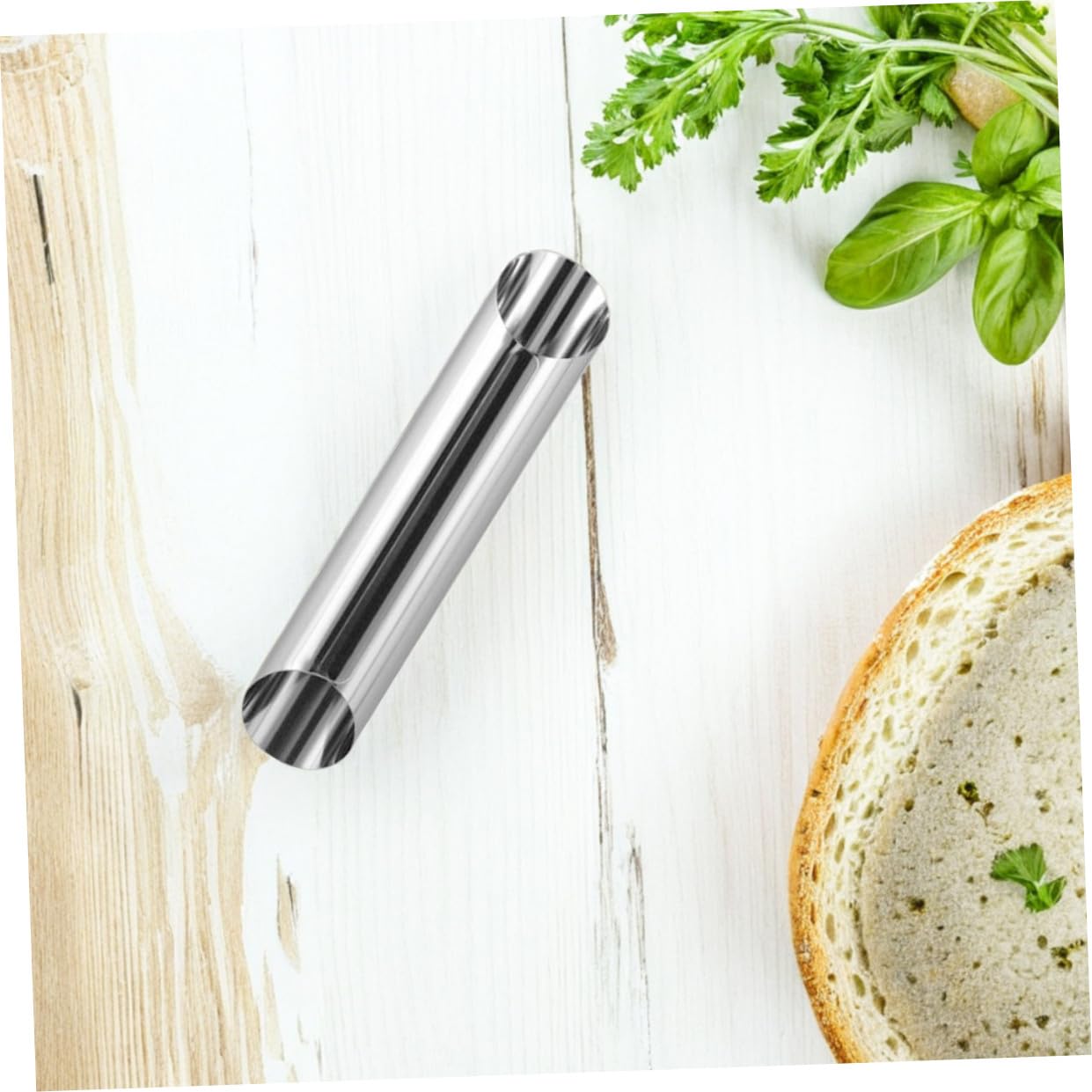 NUOBESTY 35pezzi Stampo per Pane Danese e Croissant in Acciaio Inox Tubi Antiaderenti per Cannoli alla Crema Stampi Corno per Pasticceria per Dolci