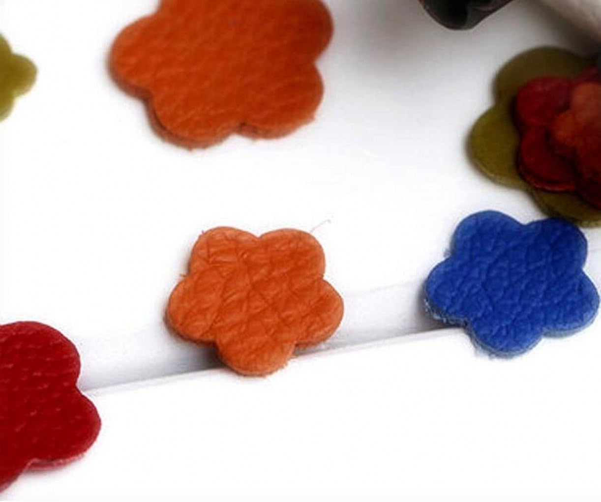 ZHONGJIUYUAN 24mm Large DIY Manual Leather Tool Cut Flower Shaped Punch Petals Handmade Leather Tools Plum Flower Hole Puncher