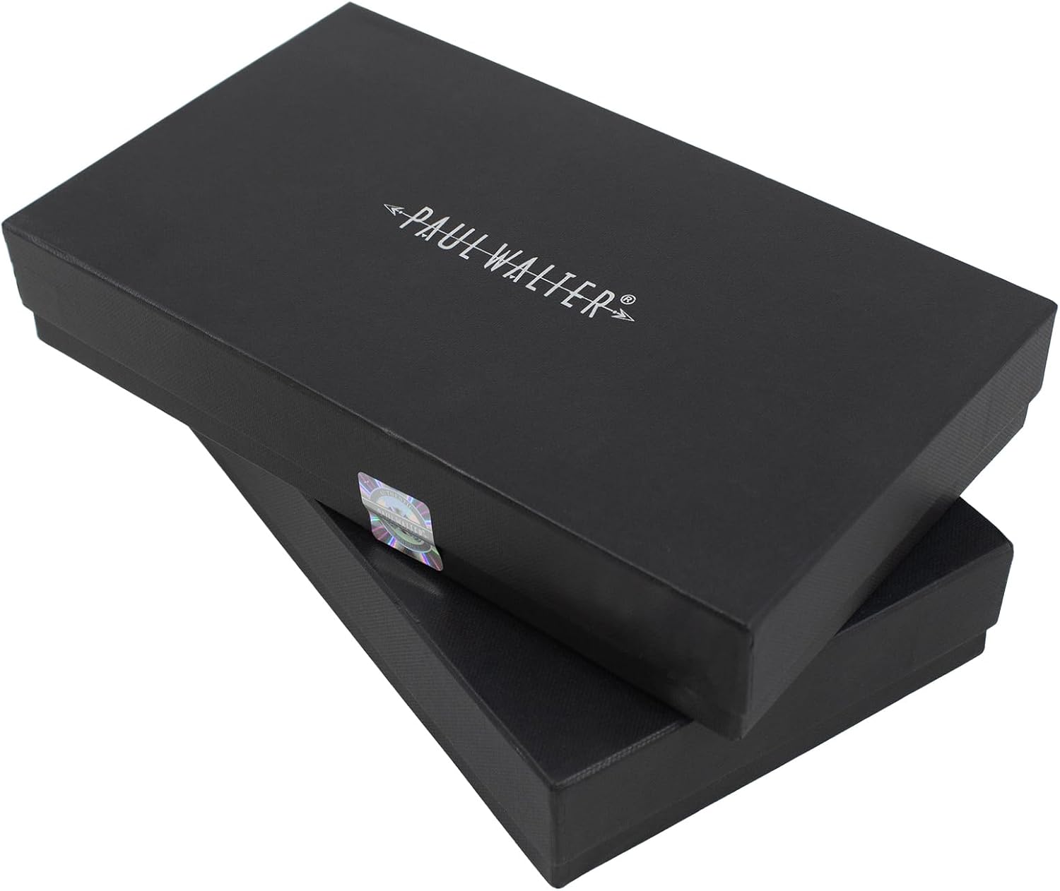 Paul Walter Premium Leather Women's Checkbook Cover with RFID Blocking, Black - Image 9