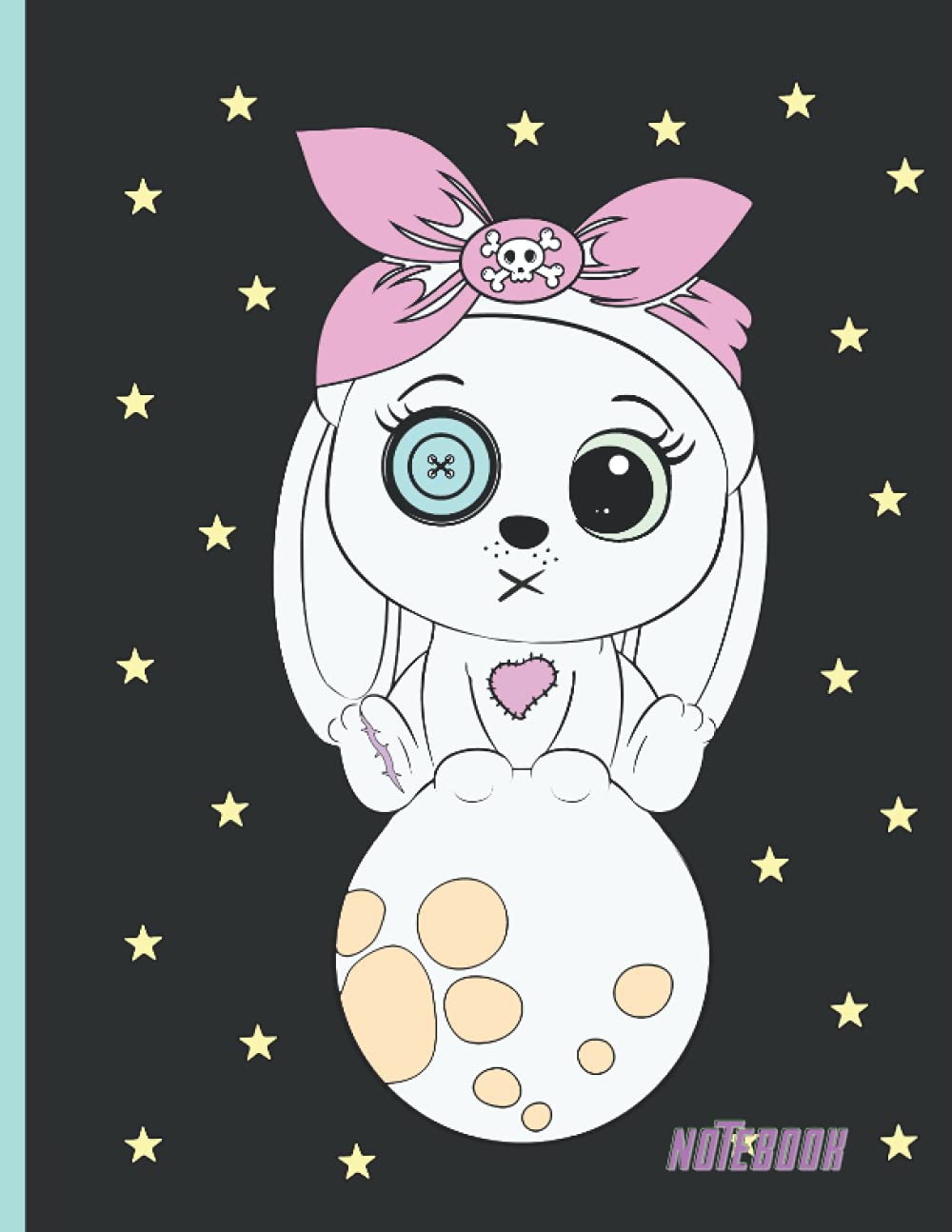Pastel Goth Sketchbook for Girls: cute and creepy kawaii sketch book for drawing and notes for girls