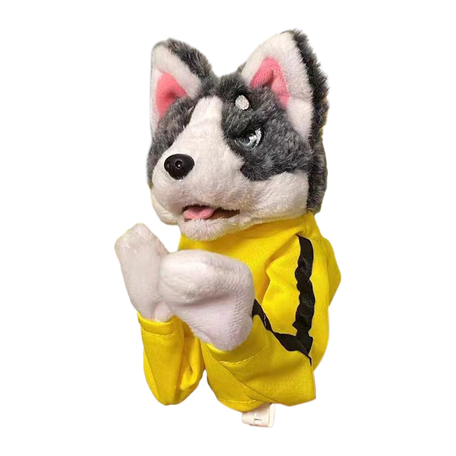 Boxing Husky Hand Puppet, Interactive Dog Toy with Sound Effects
