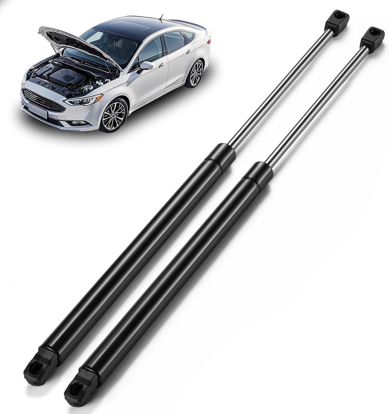 ARANA Hood Struts for Ford Taurus 2010-2019, Front Bonnet Shocks Accessories Lift Support for Ford Police Interceptor 2013-2019 & Ford Taurus Limted/SHO/SEL, Replaces OEM 6560 SG204069, 2 Pcs