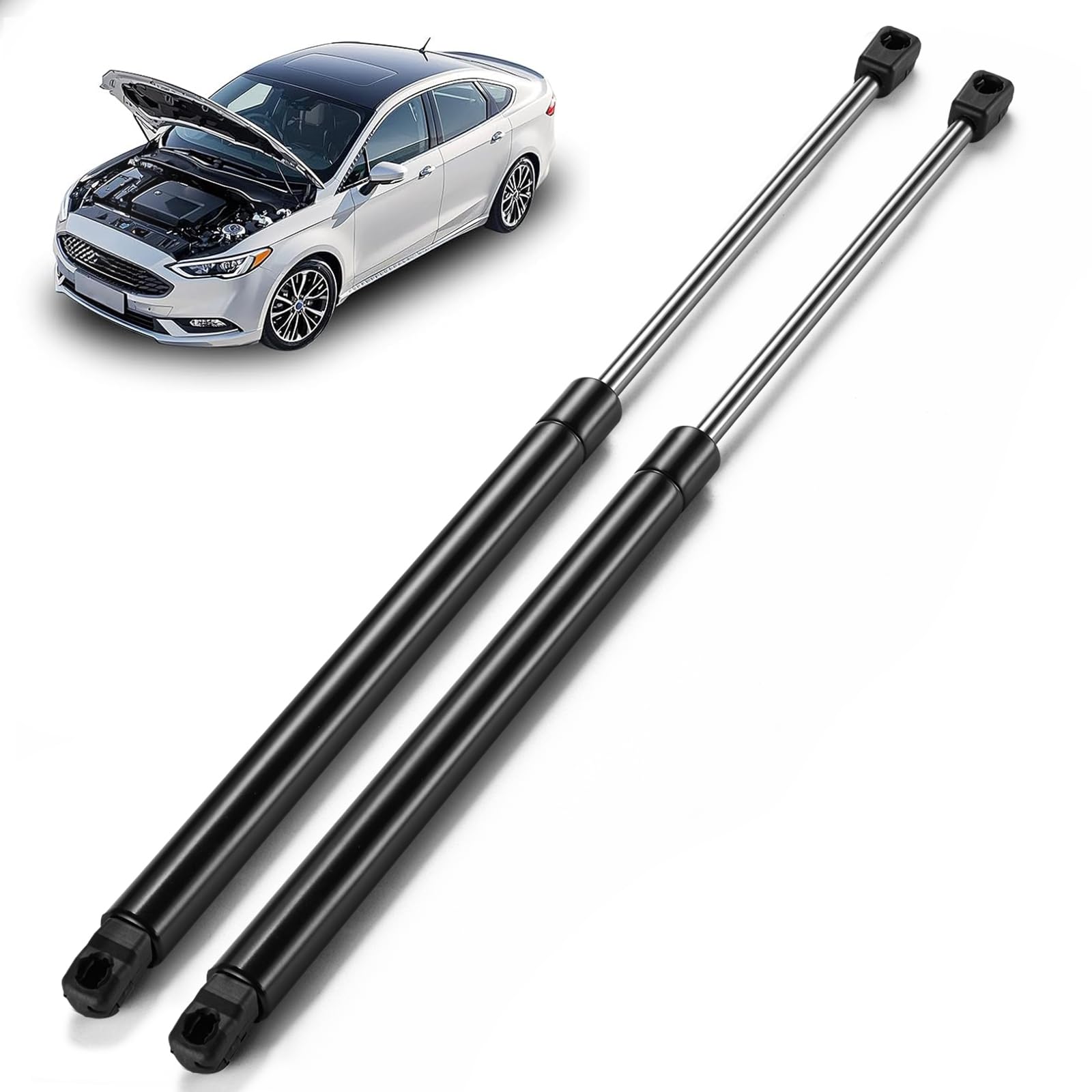 Hood Struts for Ford Taurus 2010-2019, Front Bonnet Shocks Accessories Lift Support for Ford Police Interceptor 2013-2019 & Ford Taurus Limted/SHO/SEL, Replaces OEM 6560 SG204069, 2 Pcs