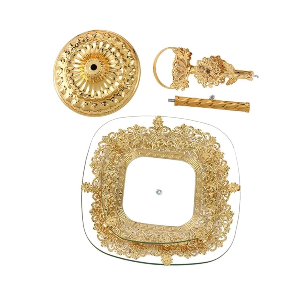 Serviertablett, europäischer Stil, Obstteller, Metalltablett, Glas, Obstschale, Essenstablett, Obst-Lebensmittelheber, Kuchen-Dessert-Ausstellungsständer, Glasschale, Snacks, Teller, Trockenobst-Table