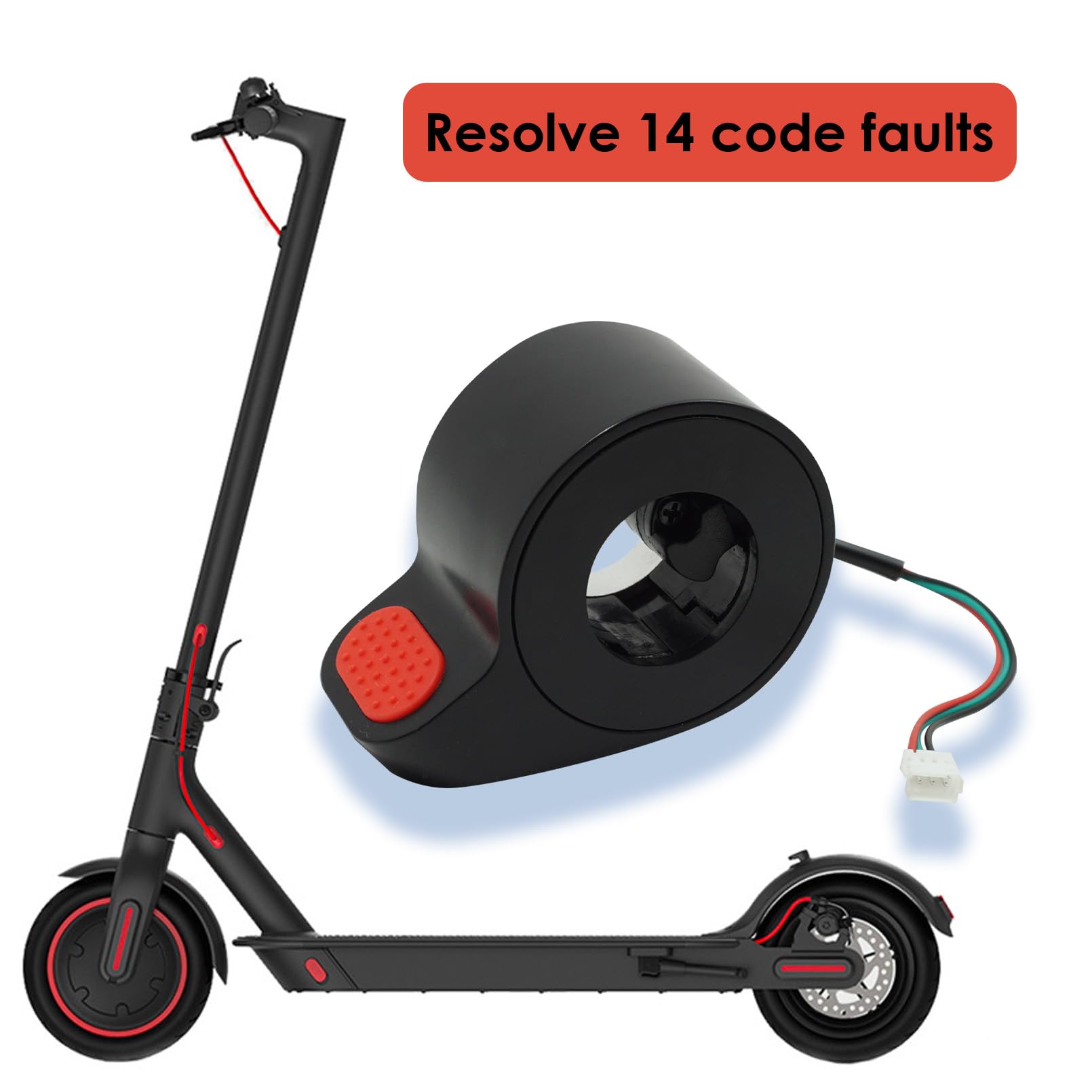 Acelerador Patinete eléctrico para Xiaomi M365, 1S, Essential Pro y Pro2 (3 pines), Acelerador de scooter eléctrico — view 6