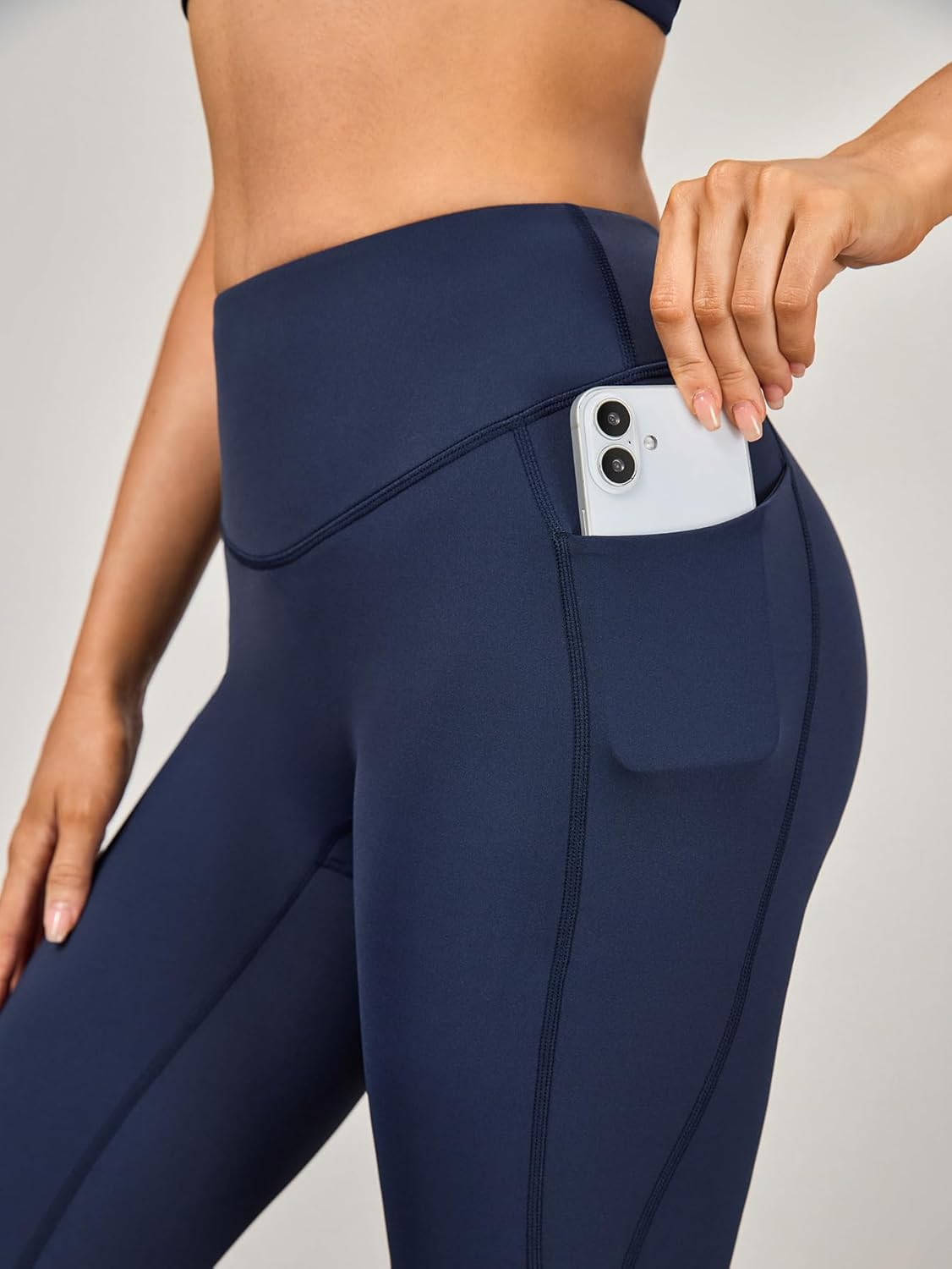 RIHOAS Yoga Pants with Pockets for Women High Waist Tummy Control Lifting 7/8 Length Workout Leggings Gym Running Fitness - Image 5