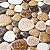Parrotile Yellowstone Matte Pebbles Mosaic Tile for Shower Floor Bathroom Floor Tiles Non Slip [5 Sheets]