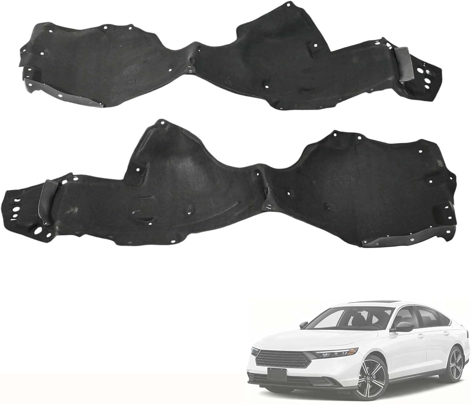 Front Fender Liner Compatible with Honda Accord 2023 2024 2025 2026 Replace 7415030AA00 7410030AA00 741503-0AA00 74100-30AA00 Left and Right Side