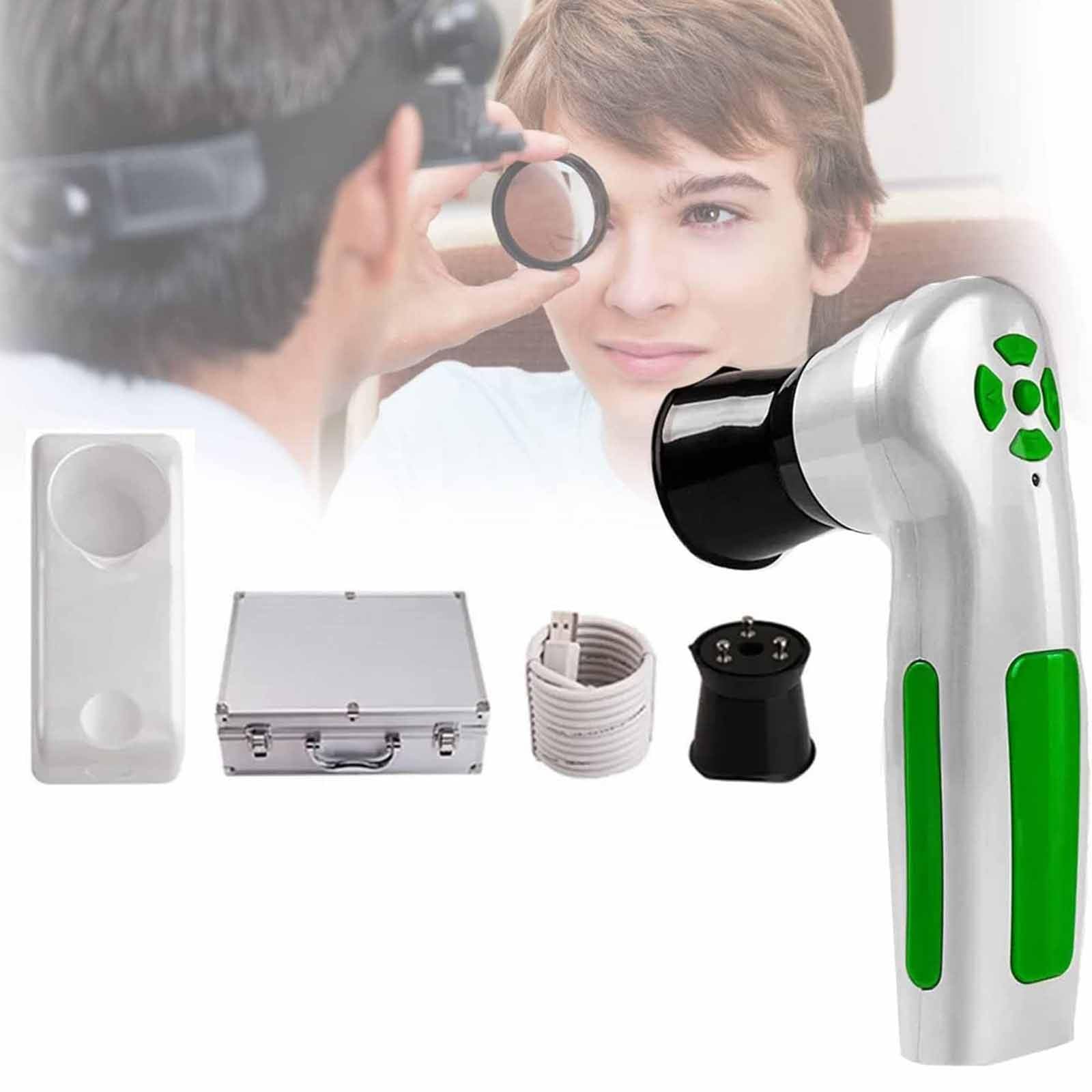 PixCy Cámara De Análisis De Iris, Iriscopio De Cámara Ocular USB De 12 MP con Lente De Iris De 30x Y Software De Análisis, Cámara De Iridología Ocular,Detector De Iris Portátil