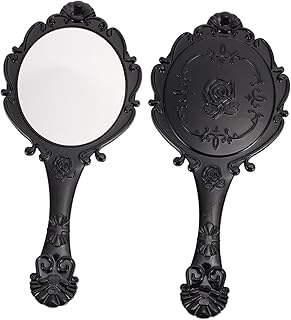 FOMIYES Hand Mirror Travel Mirror Small 2pcs Makeup Mirrors Handheld Mirrors Women Exquisite Vanity Mirrors Travel Mirrors Magnifying Mirror Cosmetic